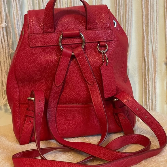COACH Red Mini Backpack - Picture 3 of 6